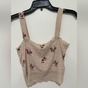 Forever 21 floral tank size medium